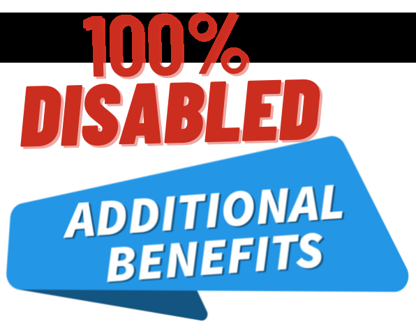 Benefits for veterans with a 100% disability rating