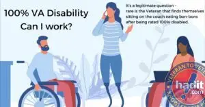 100 Percent VA Disability, Can I work? • HadIt.com’s VA Disability Community Vets helping Vets since 1997 100 Percent VA Disability, Can I work?