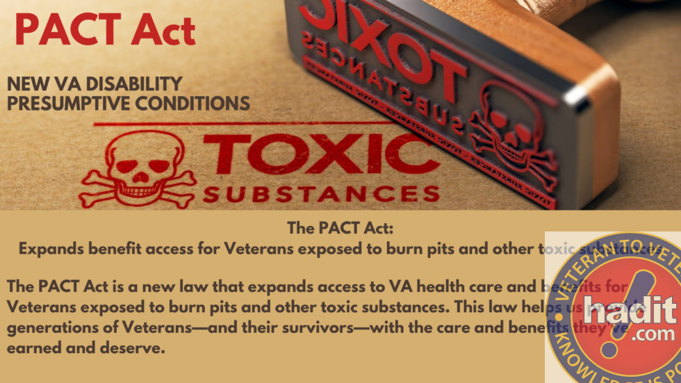 PACT Act Exploring the New Presumptive’s Benefit Access for Veterans