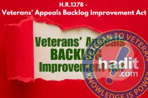 H.R.1378 - Veterans’ Appeals Backlog Improvement Act