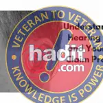 A close-up side view of a person's ear with concentric red circles over it, symbolizing hearing loss, alongside text that reads "Understanding Hearing Loss and Your VA Claim Process."