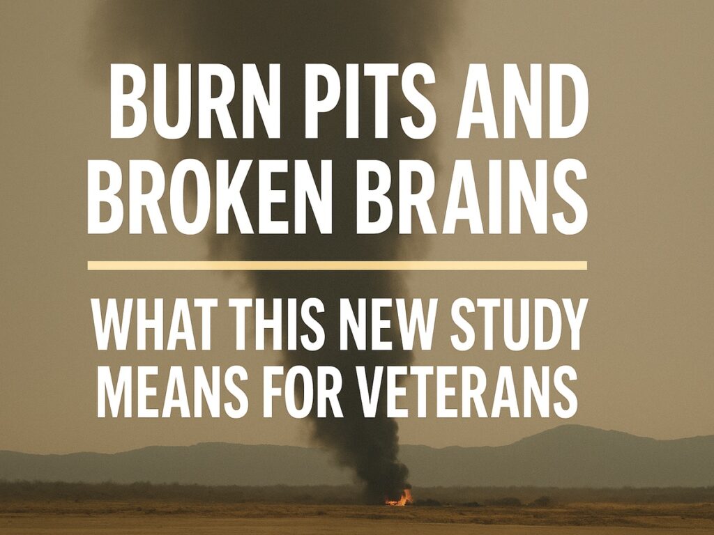 An article discussing the impact of burn pits on veterans' health based on recent studies.