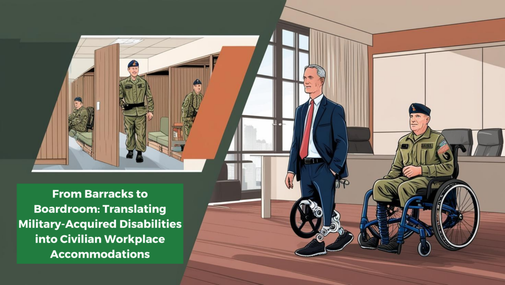 From Barracks to Boardroom: Translating Military-Acquired Disabilities into Civilian Workplace Accommodations